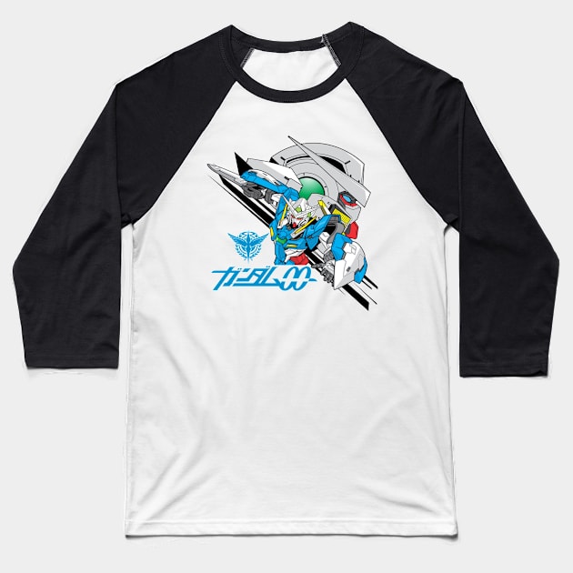 Gundam Exia Baseball T-Shirt by FirmanHatibu123